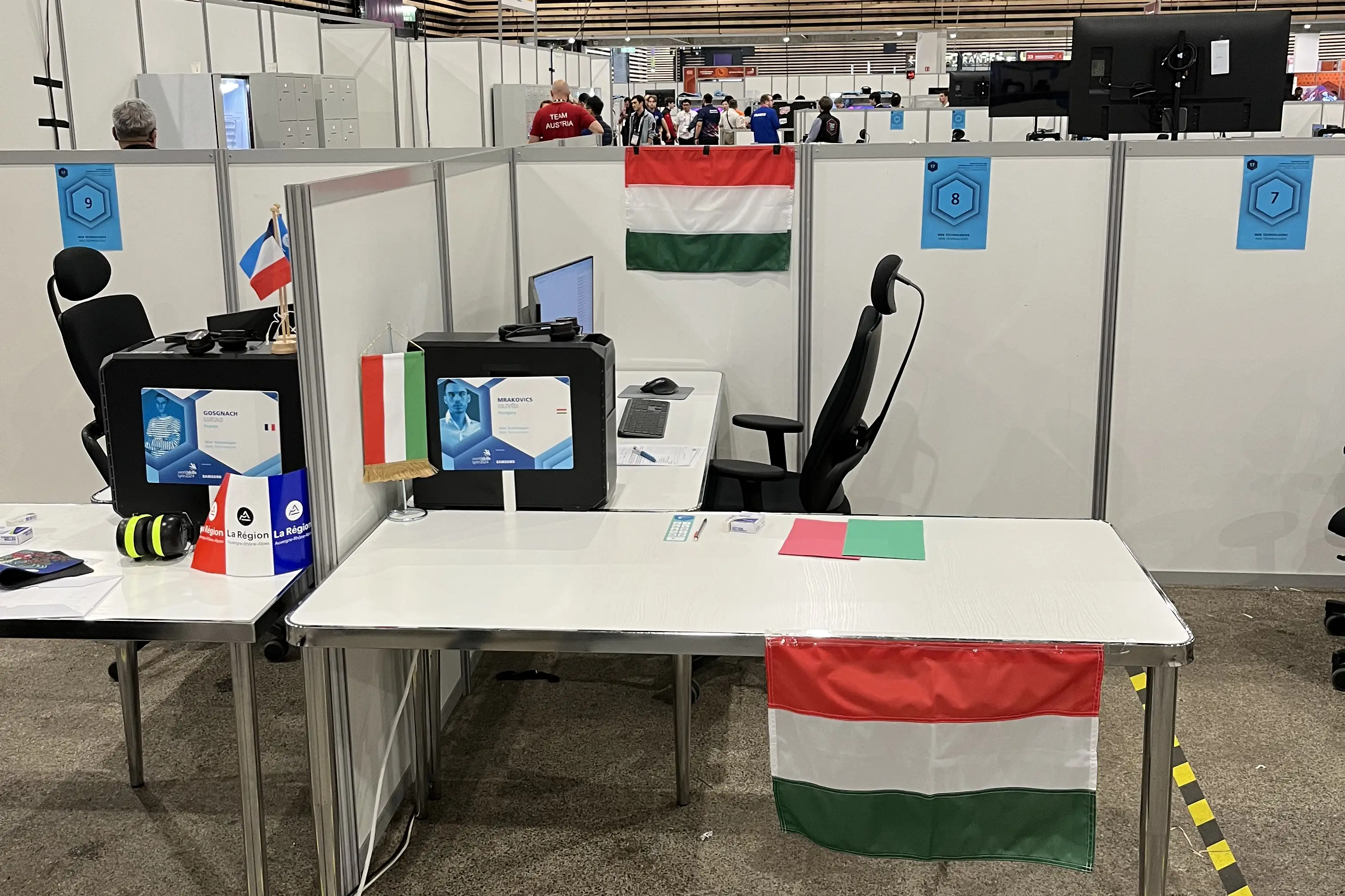 Competition Floor at WorldSkills Lyon 2024